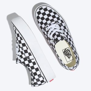 Vans Bayan Spor Ayakkabı Checkerboard Authentic Platform 2.0 Beyaz Türkiye | 25543-435